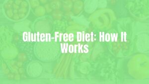 A colorful assortment of gluten-free foods including fresh fruits, vegetables, lean meats, and safe grains like quinoa and rice, neatly arranged on a wooden table, bright and inviting.