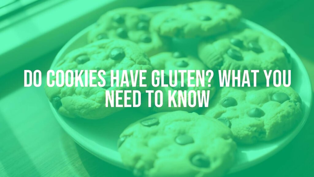 A plate of chocolate chip cookies with gluten-free and traditional versions side by side, warm lighting, realistic.