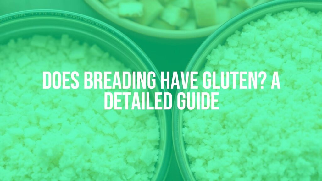 A close-up of two bowls of breadcrumbs, one labeled 'gluten-free' and the other 'traditional', with gluten-free breadcrumbs appearing slightly lighter in color, realistic food photography style.